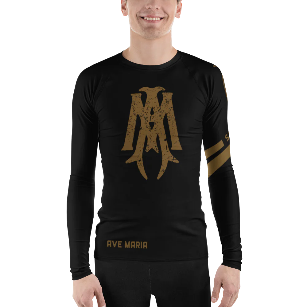 Ave Maria Men's Rash Guard - Jiu Jitsu / Surf - Image 3