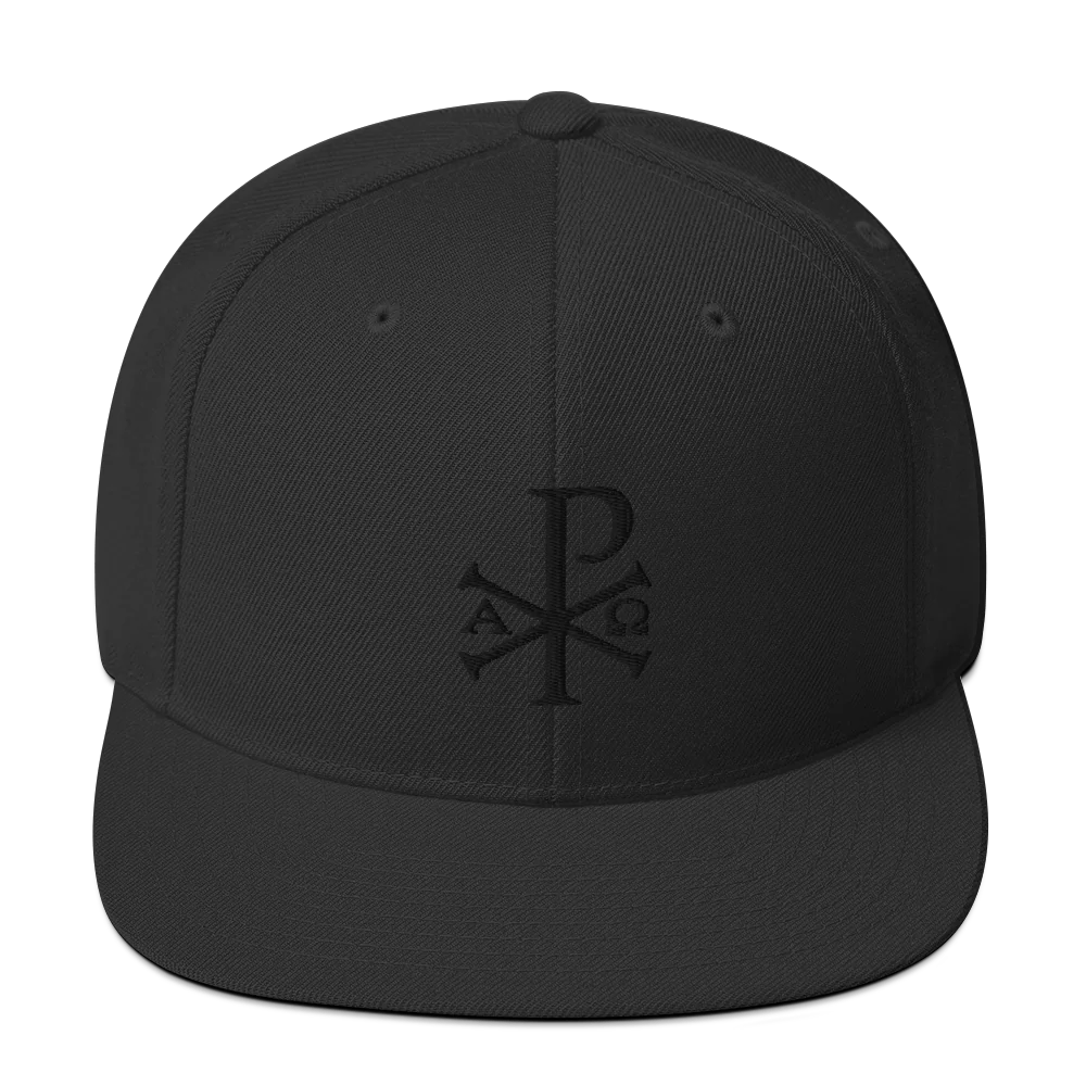 Chi Rho - Black on Black