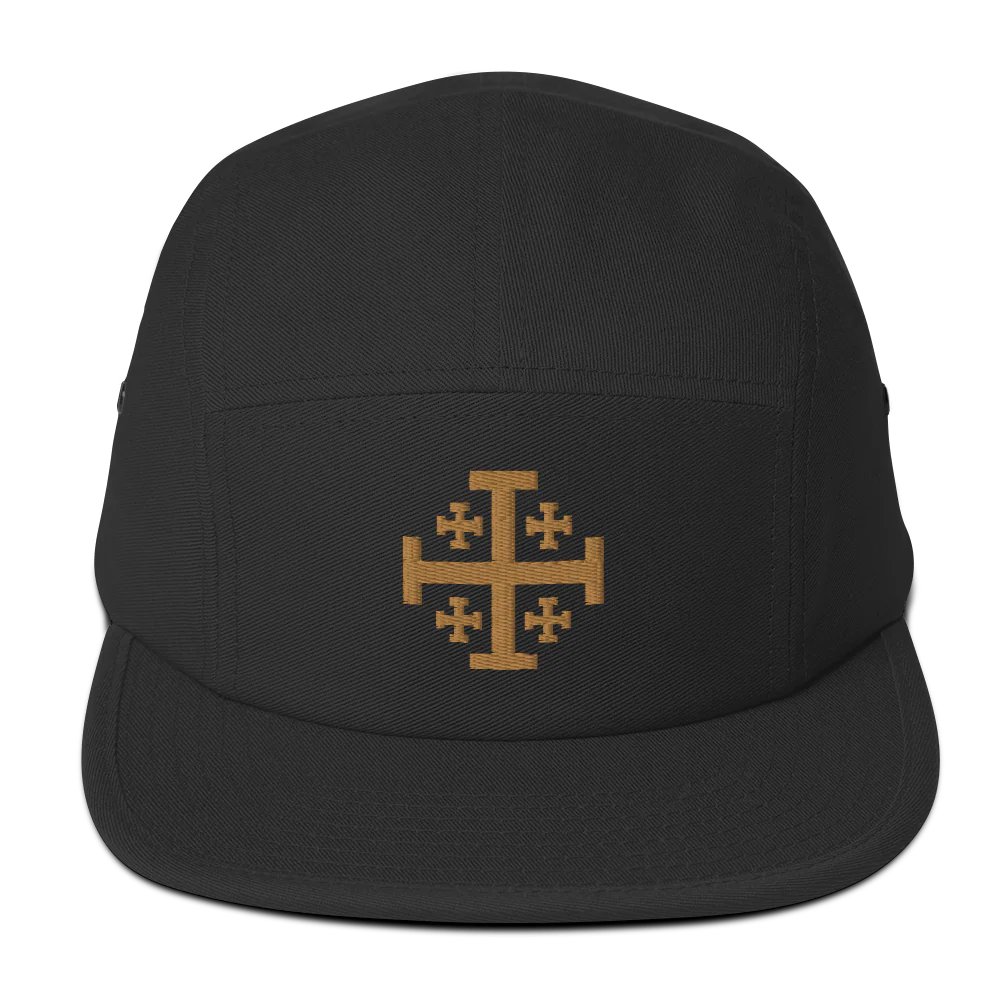 Jerusalem Cross Five Panel Cap