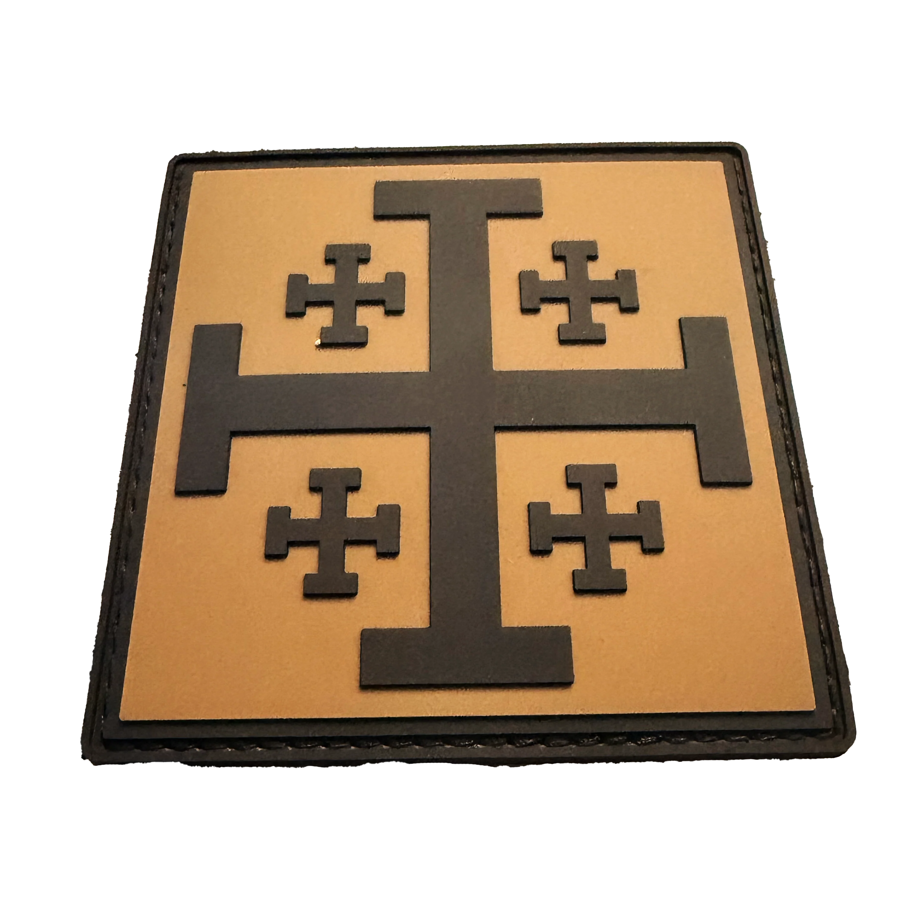 Jerusalem Cross PVC Morale Patch - Image 5
