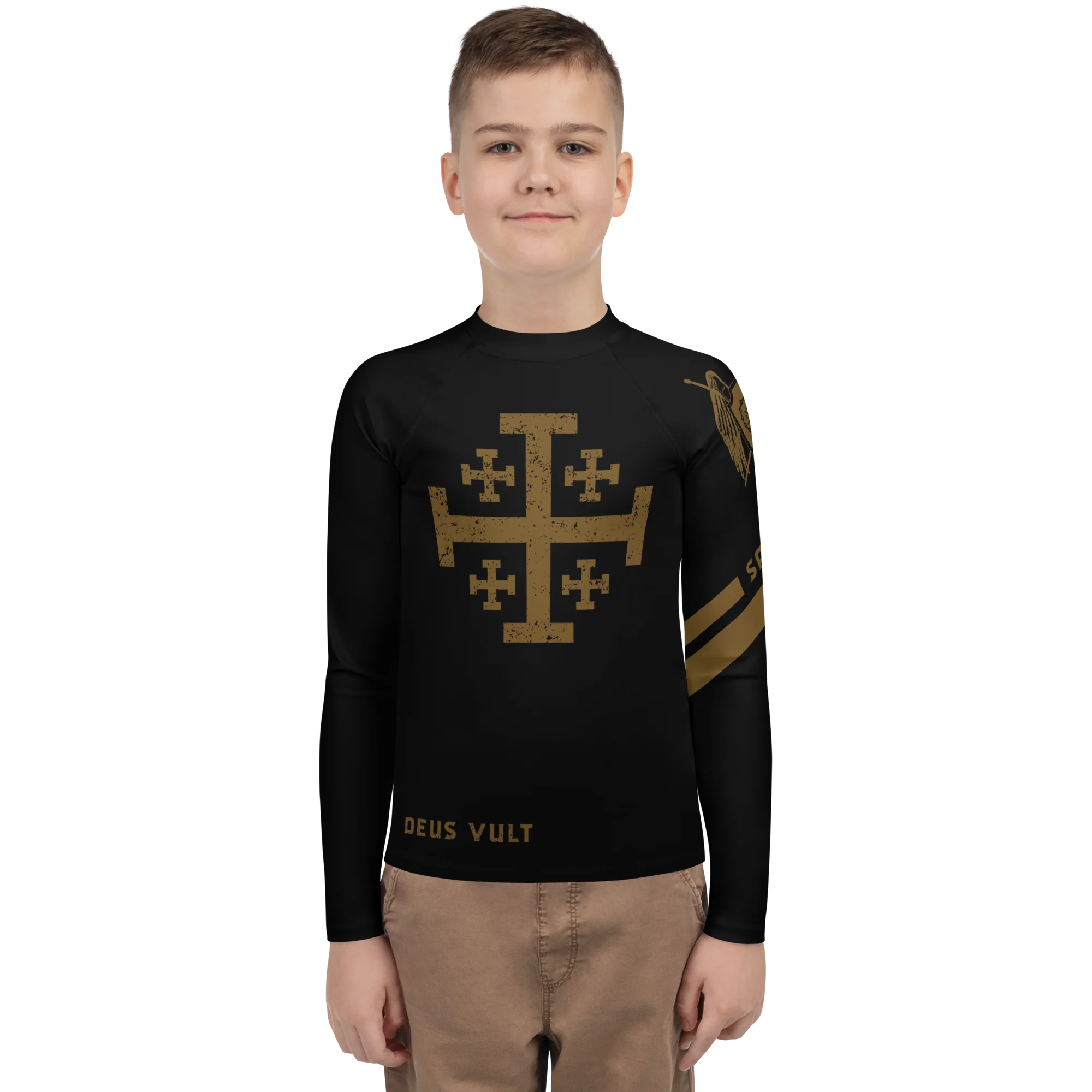 Jerusalem Cross - Youth Rash Guard