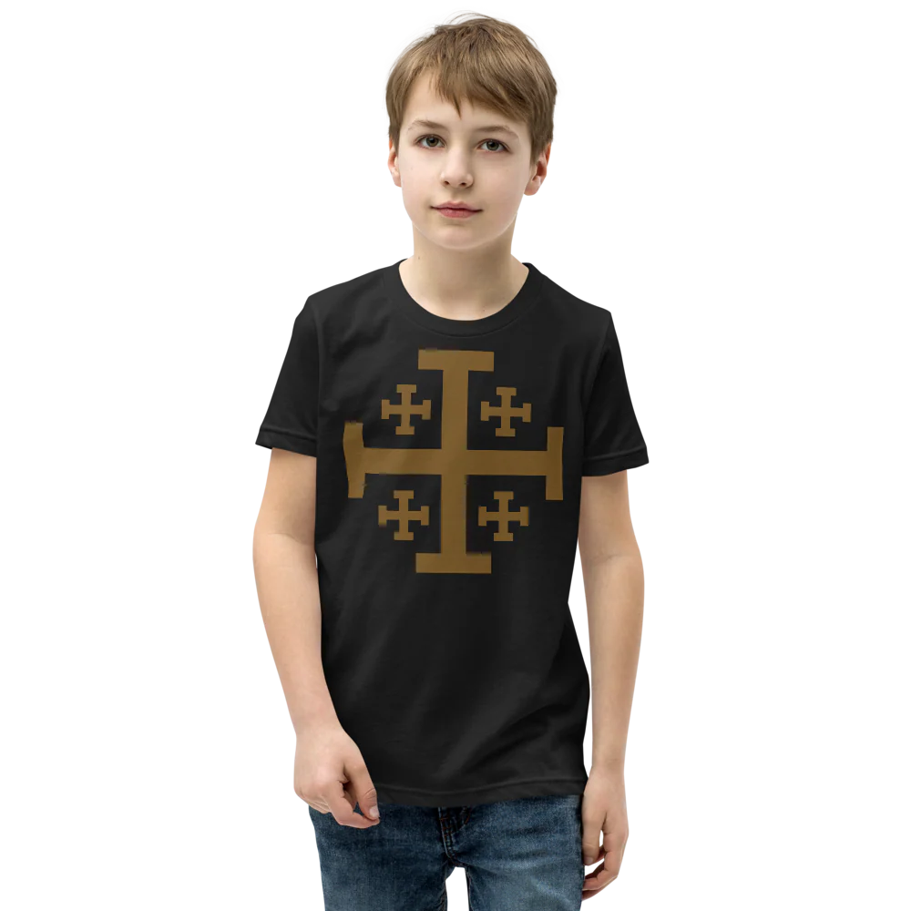 Jerusalem Cross Kids Tee - Image 3