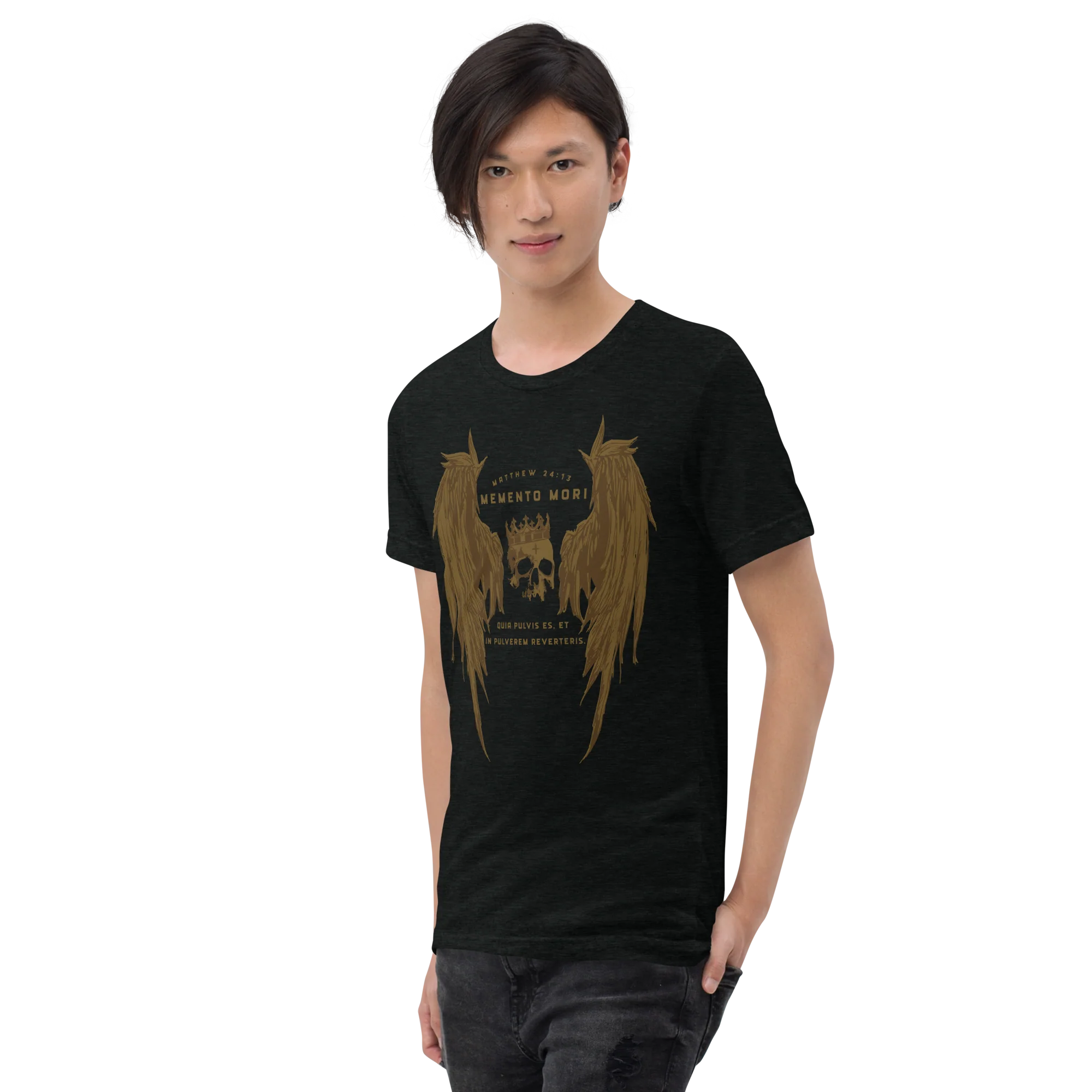 Memento Mori 1 Tri-Blend t-shirt - Image 5