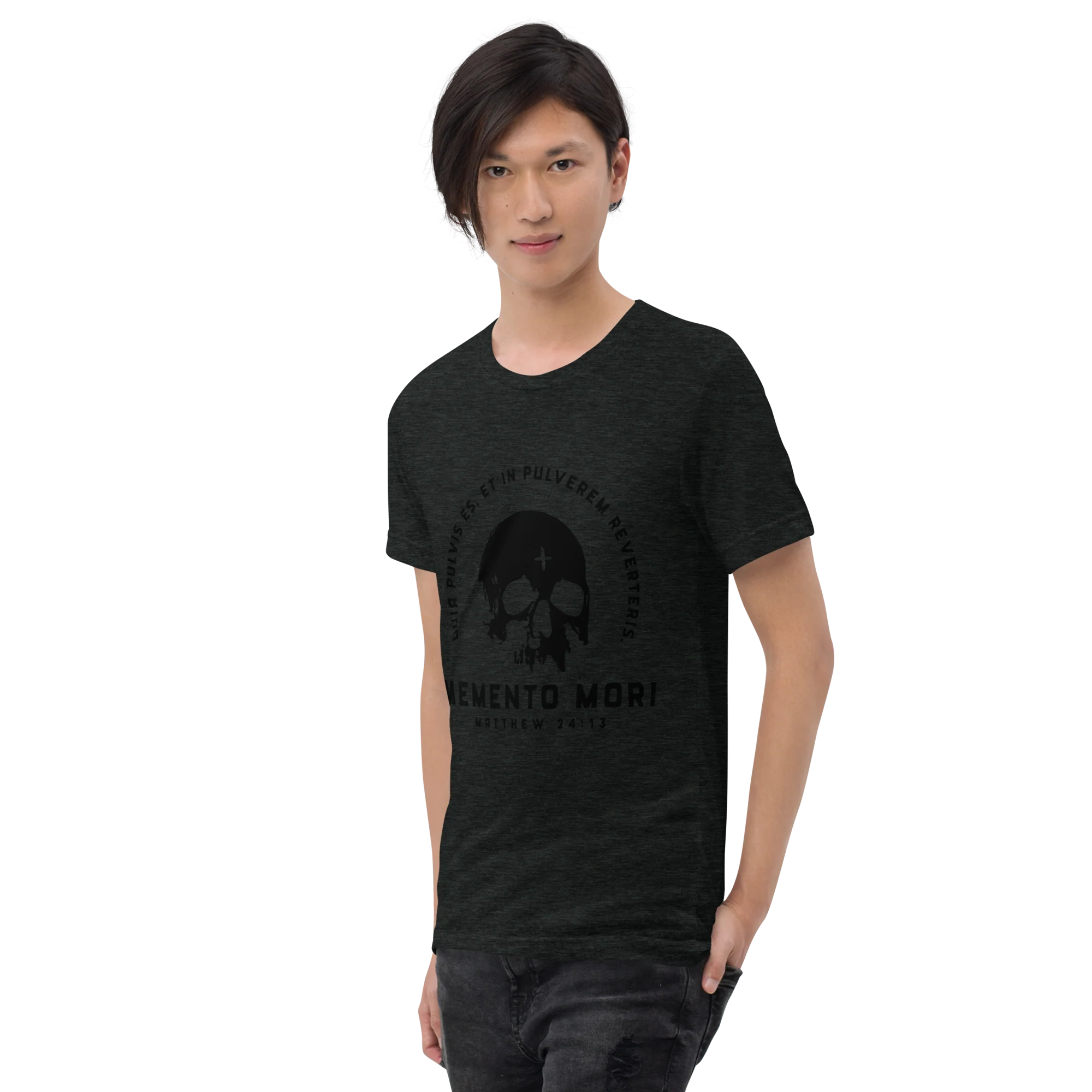 Memento Mori 2 Tri-Blend T-Shirt - Image 11