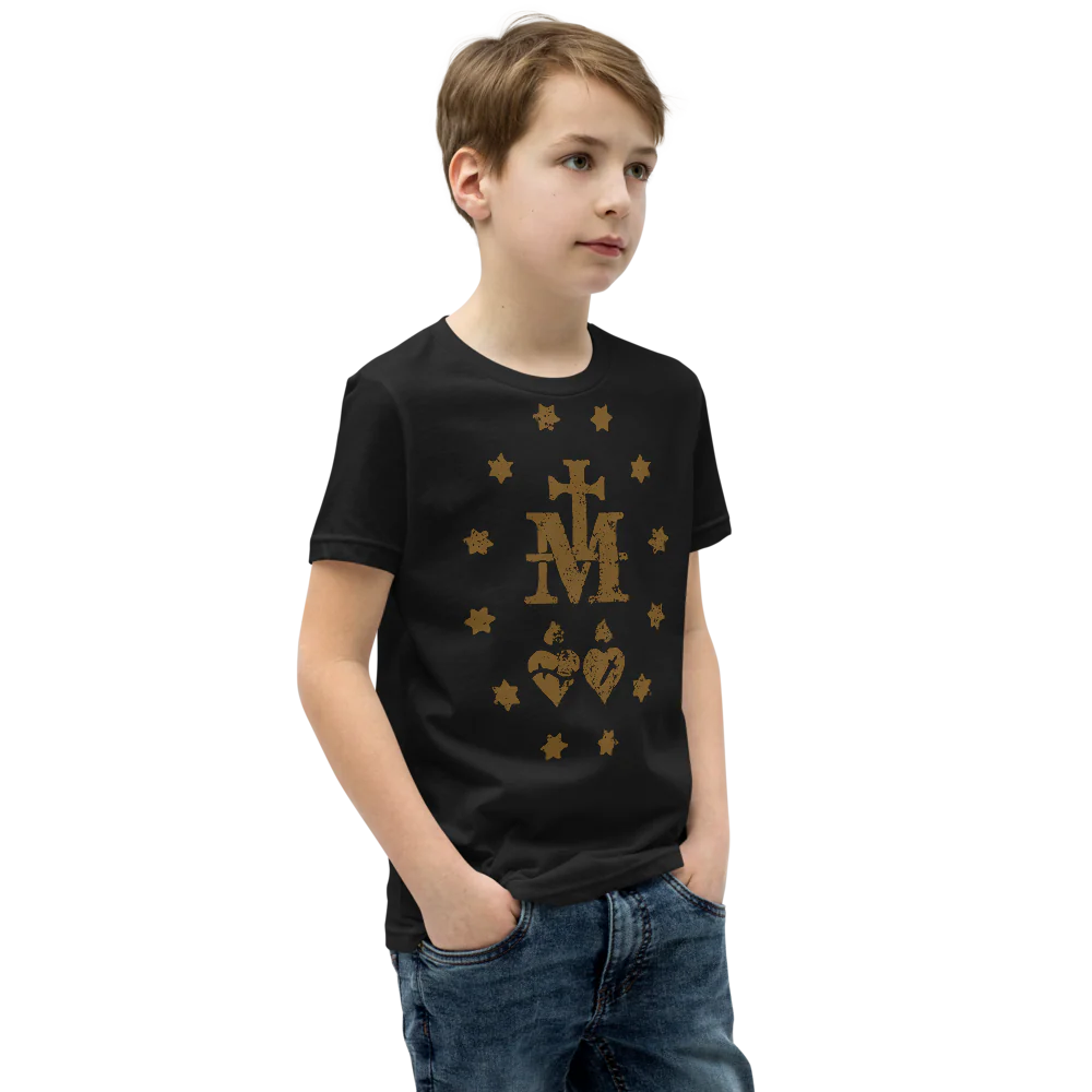 Miraculous Medal Kids Tee - Image 4