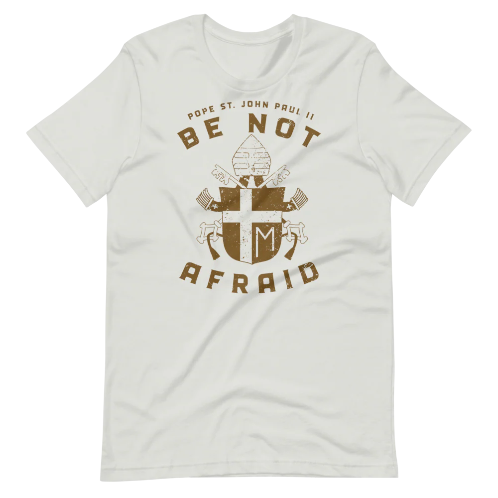 Pope John Paul II "Be Not Afraid" Crew Neck - Image 3