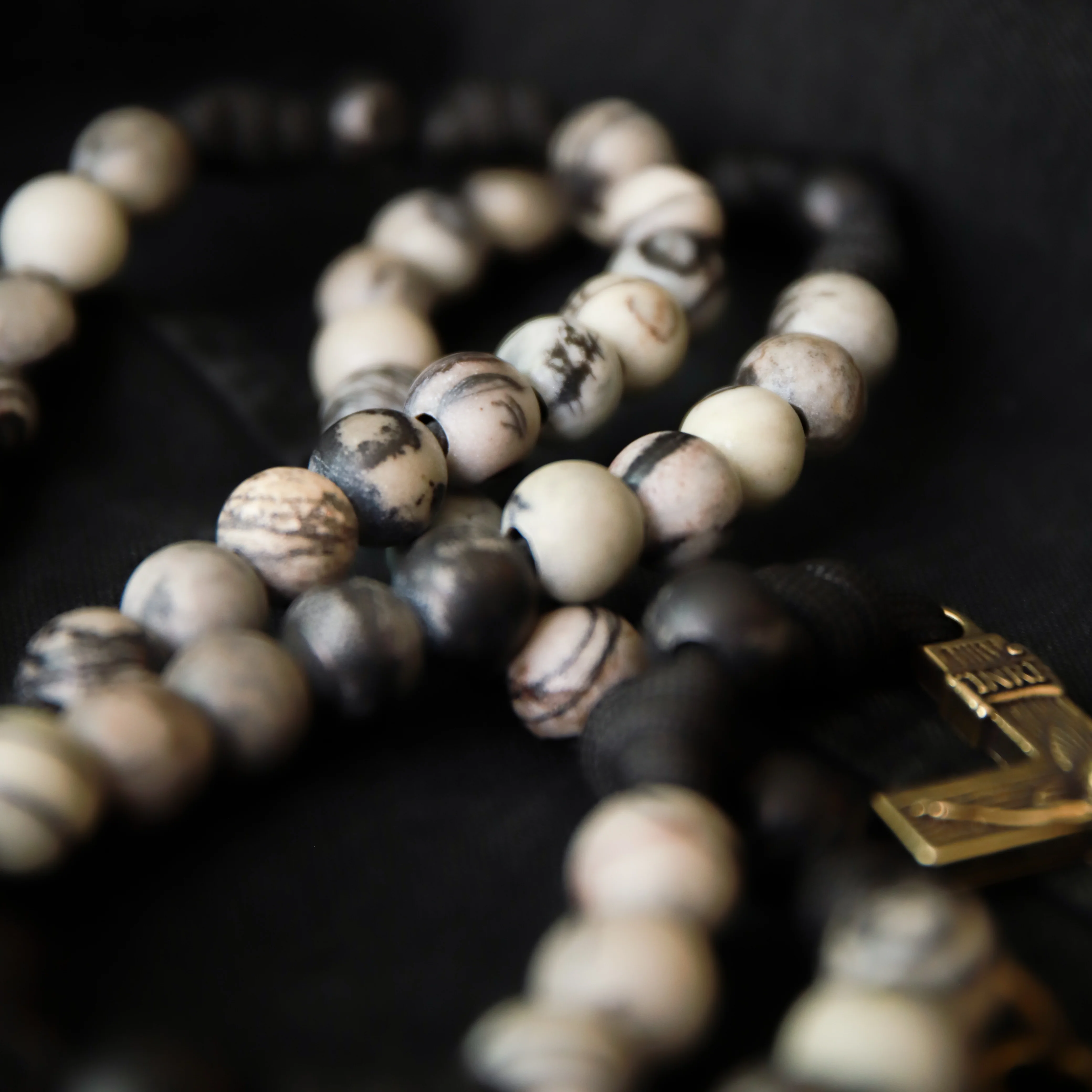 Sanctus Co X Holy Armament Special Edition Rosary (XL) - Zebra Jasper - Image 3