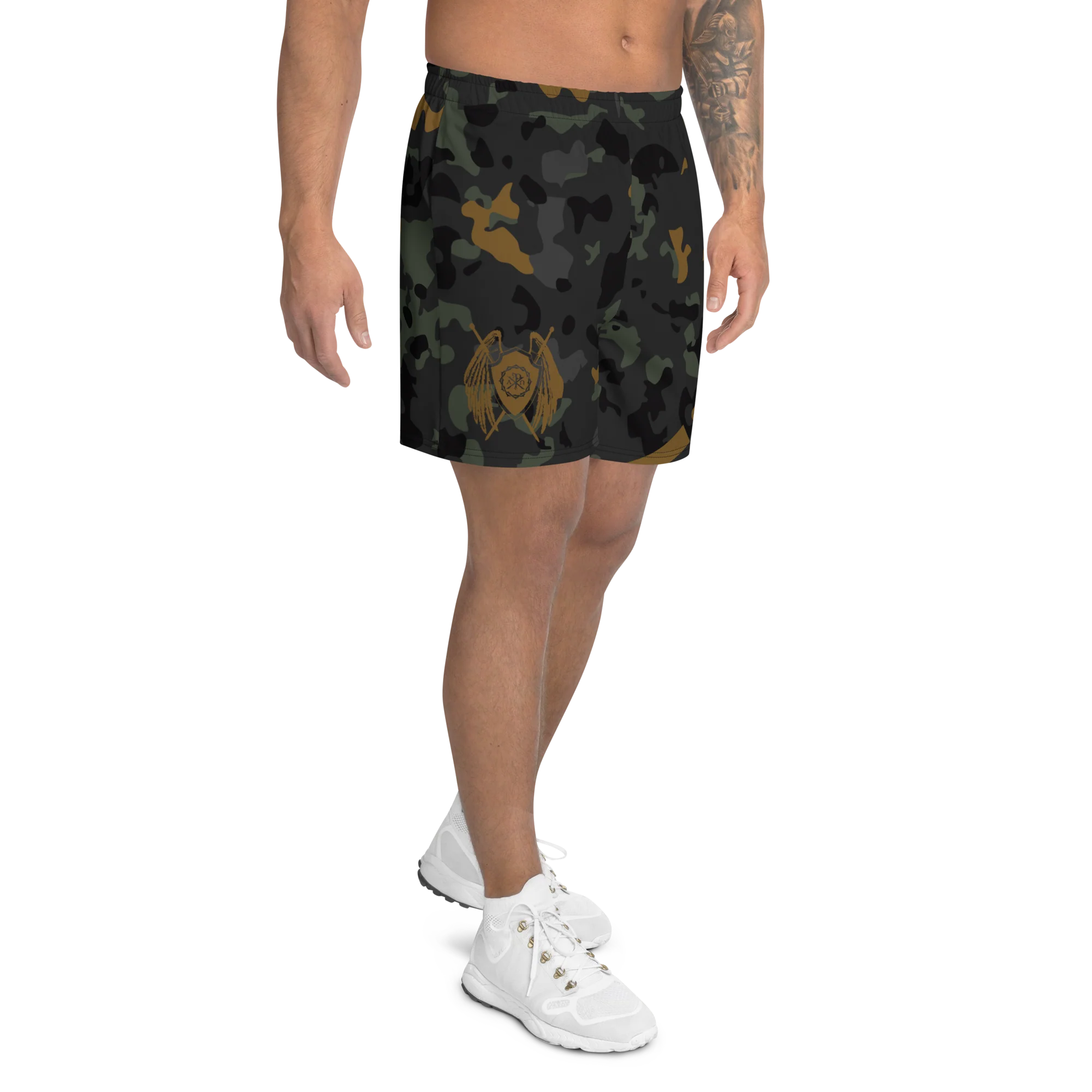 Sanctus Combatives Jungle Multicam Athletic Long Shorts - Image 4