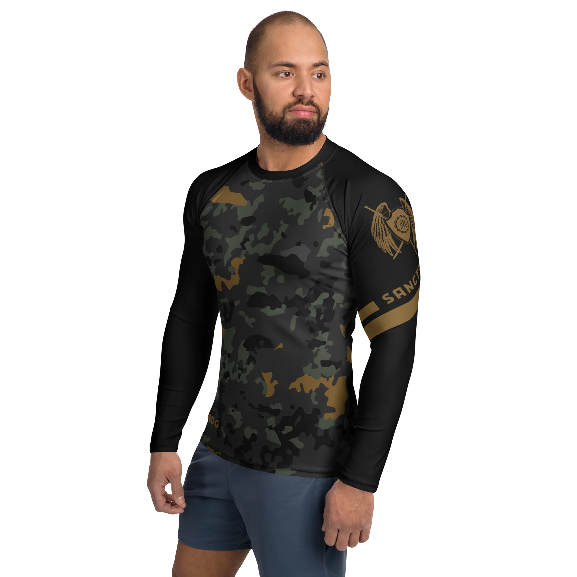 Sanctus Combatives Jungle Multicam Grappling Rash Guard - Image 3