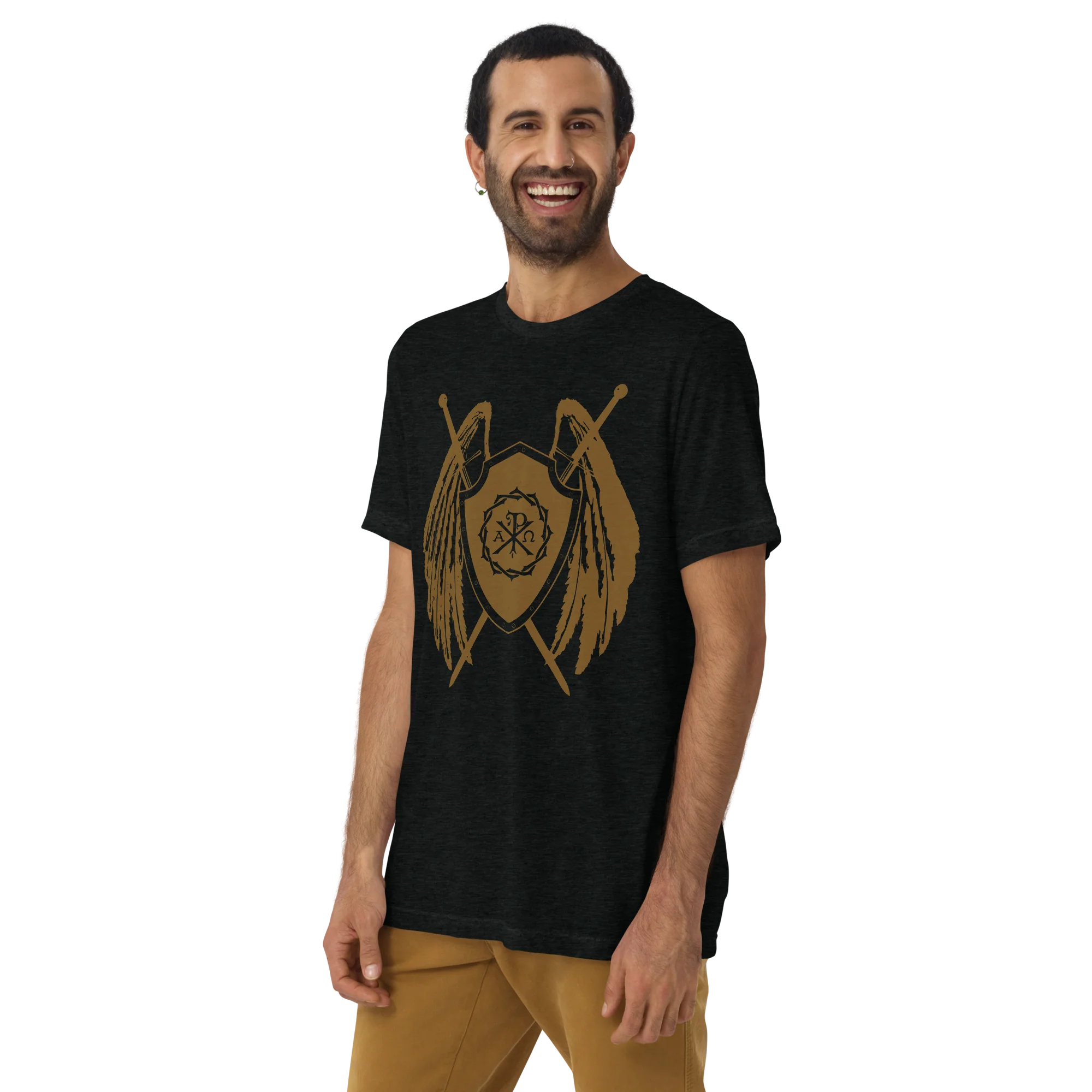 Sanctus Crest Tri-Blend t-shirt - Image 5