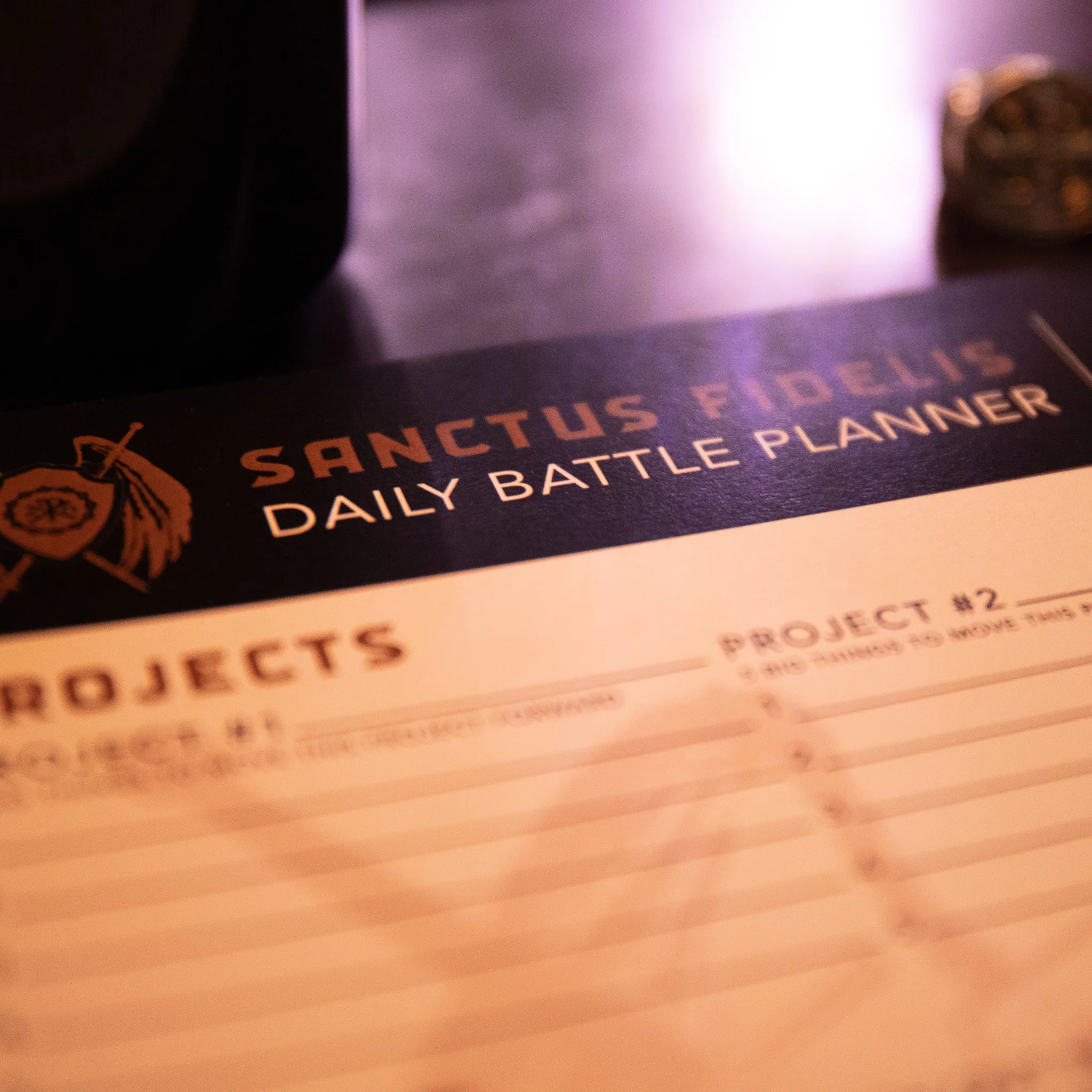 Sanctus Fidelis Daily Battle Planner Notepad - Image 2