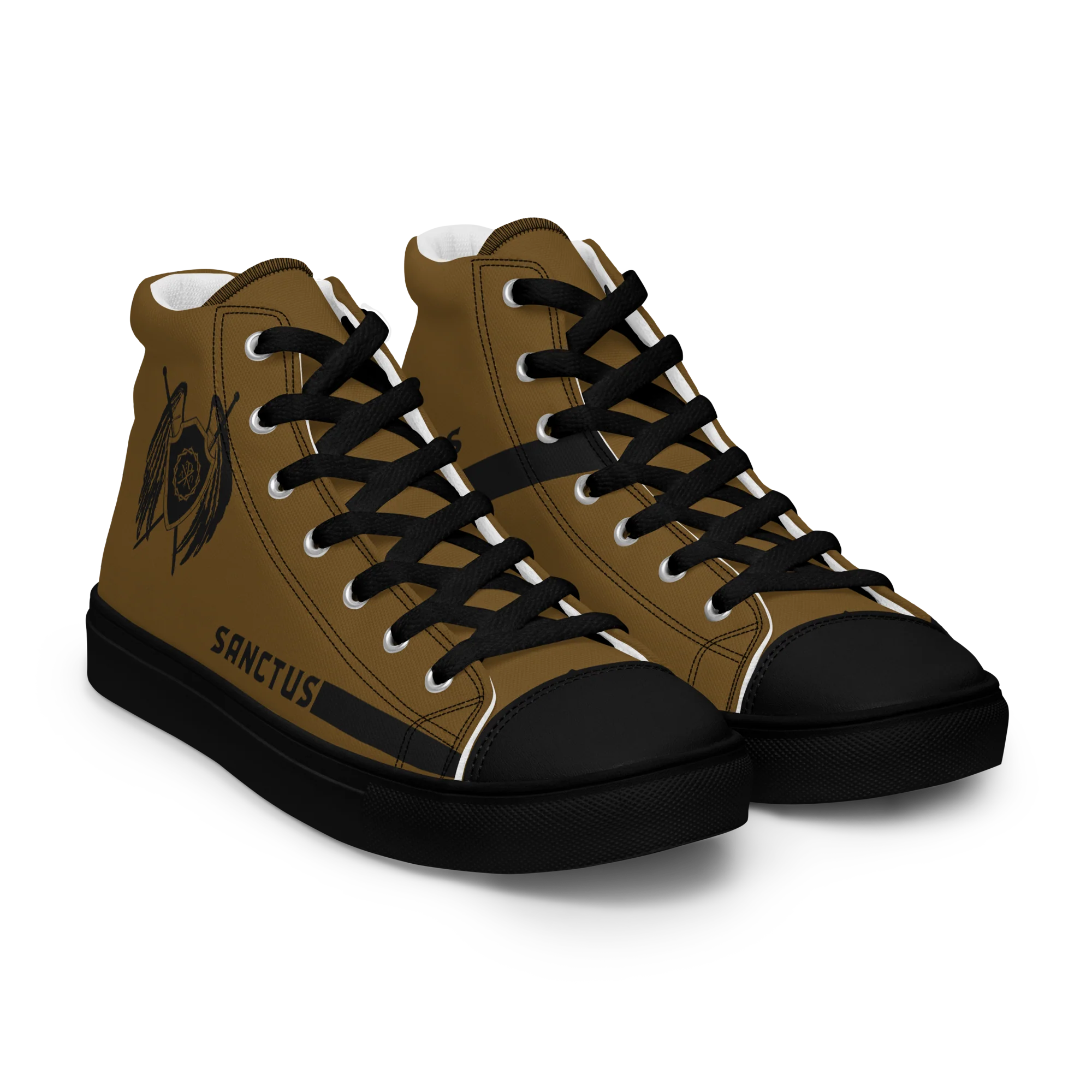 Sanctus Men’s high top canvas shoes