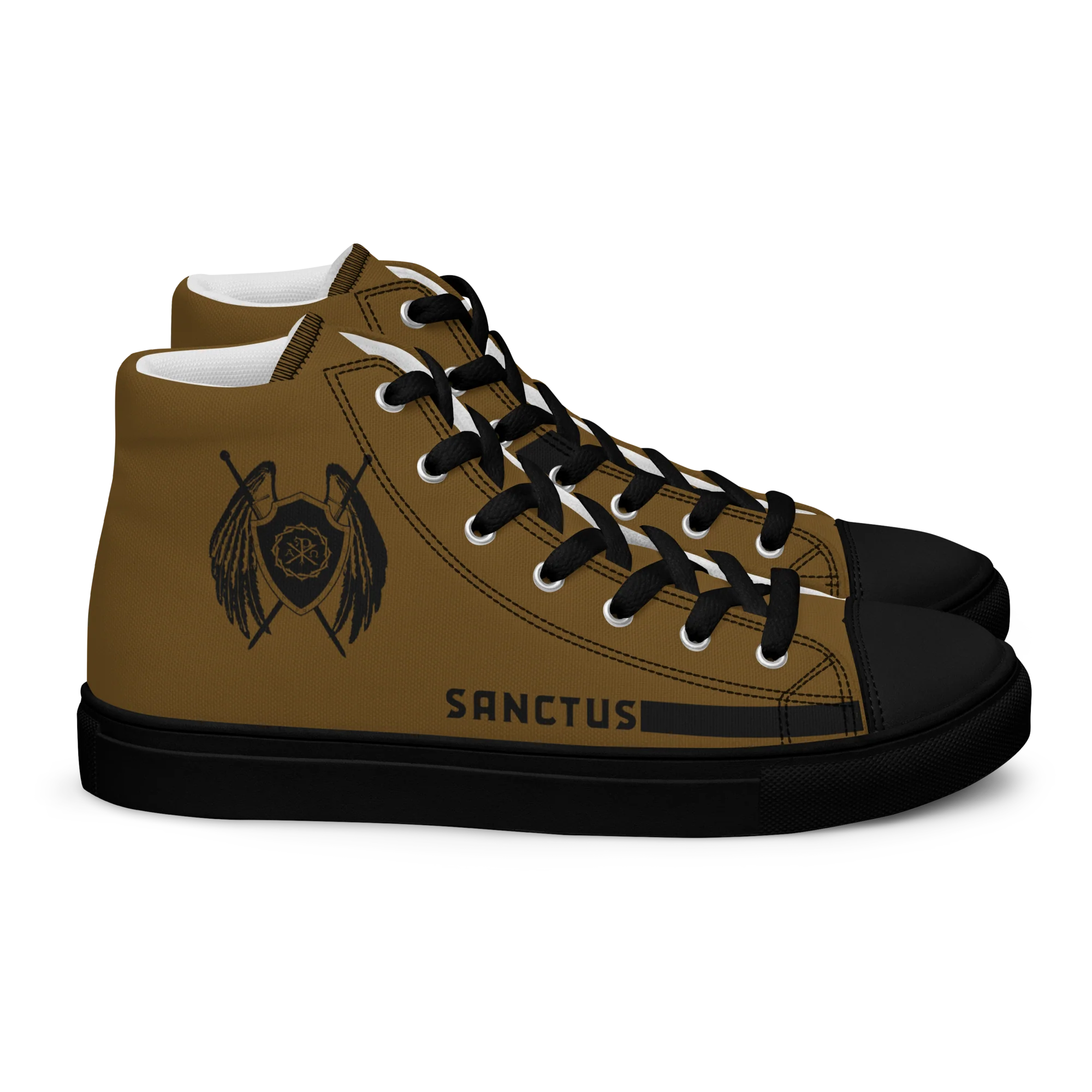 Sanctus Men’s high top canvas shoes - Image 14