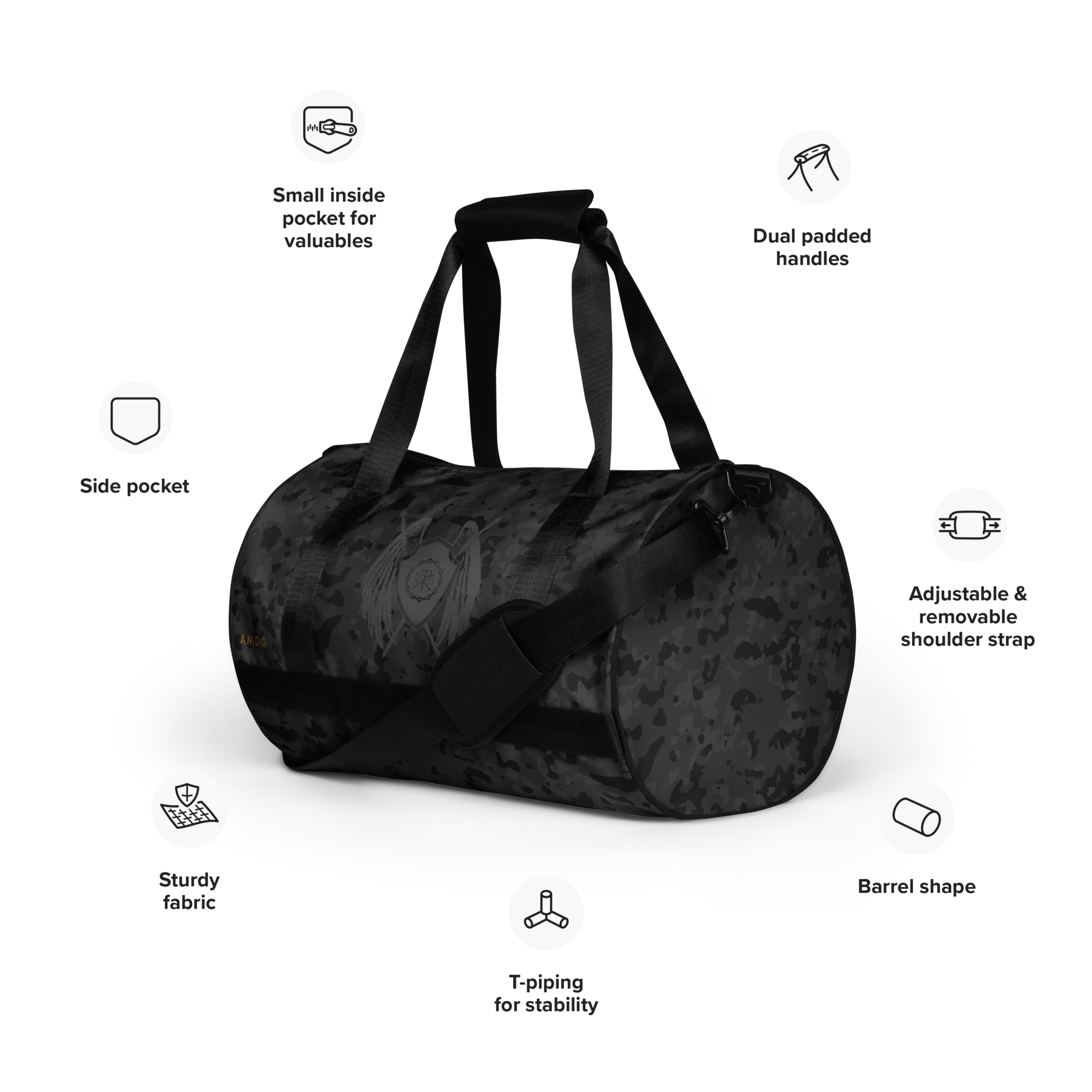 Sanctus Stealth Multicam Gym Bag - Image 9