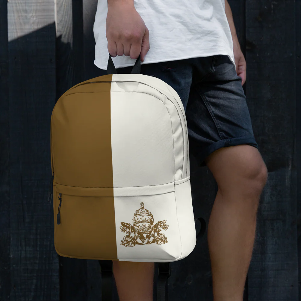 Sanctus Vatican Flag Backpack - Image 6