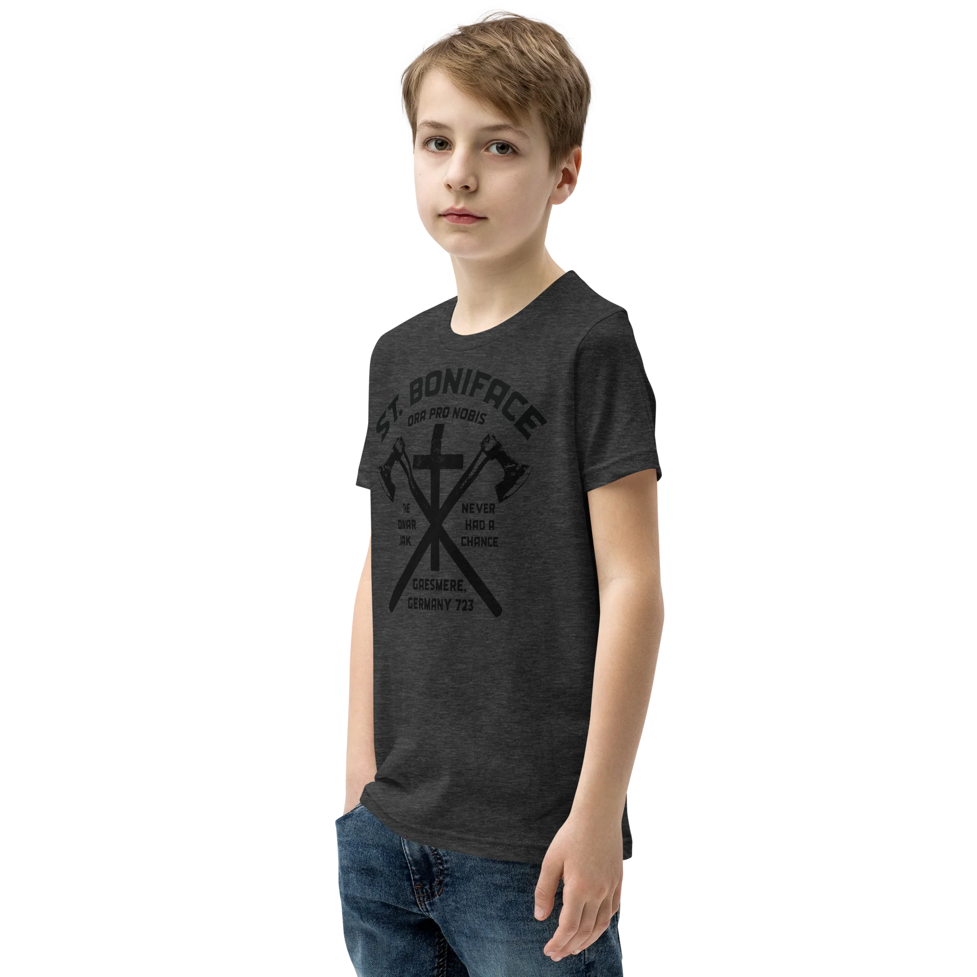 St. Boniface Youth Short Sleeve T-Shirt - Image 10