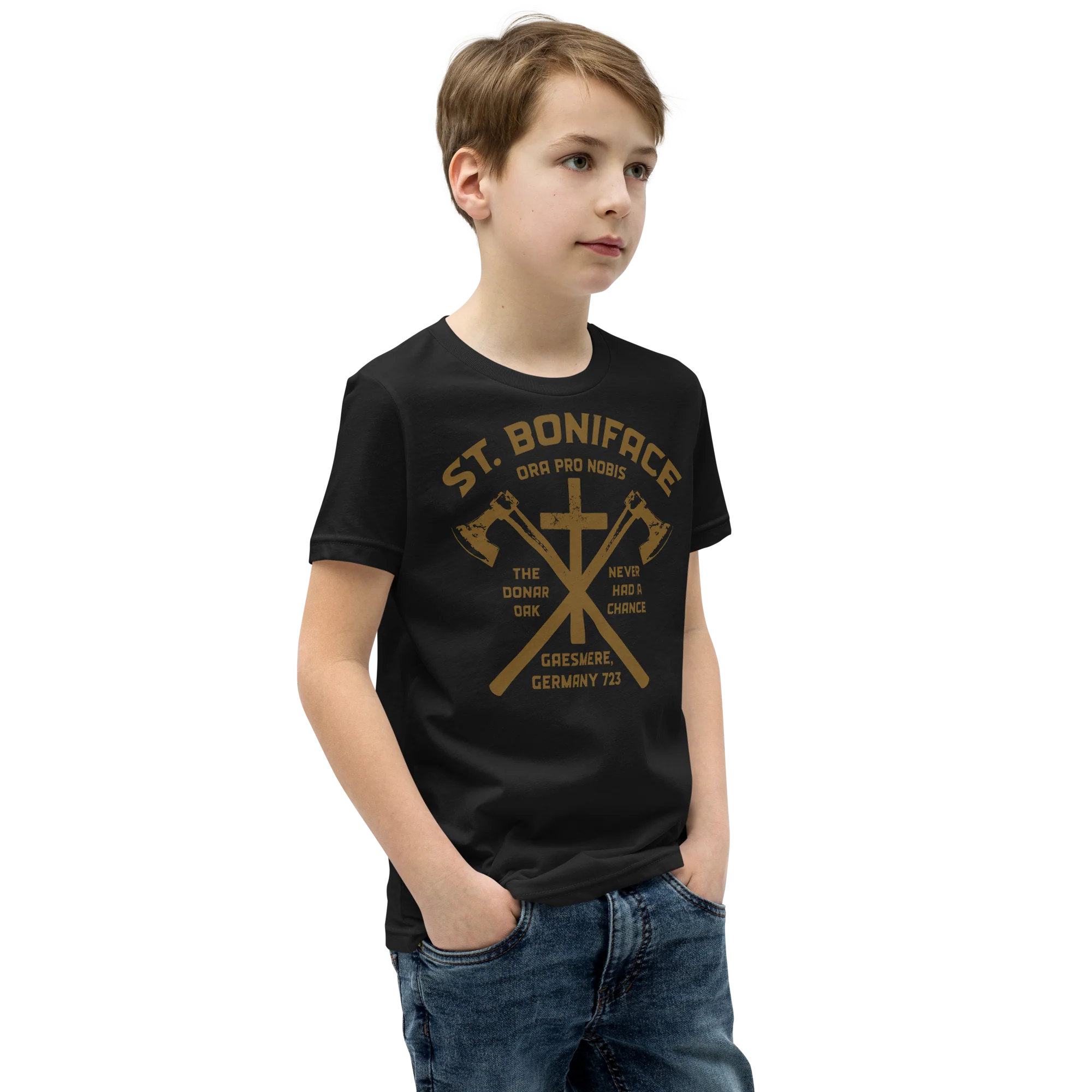 St. Boniface Youth Short Sleeve T-Shirt - Image 4