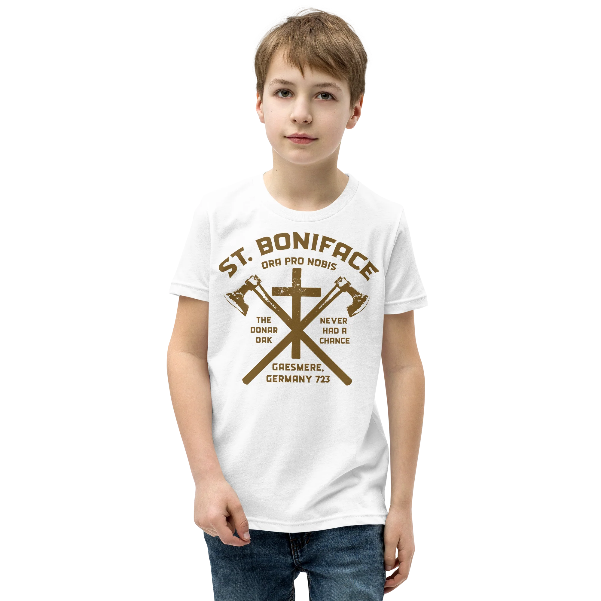 St. Boniface Youth Short Sleeve T-Shirt - Image 5