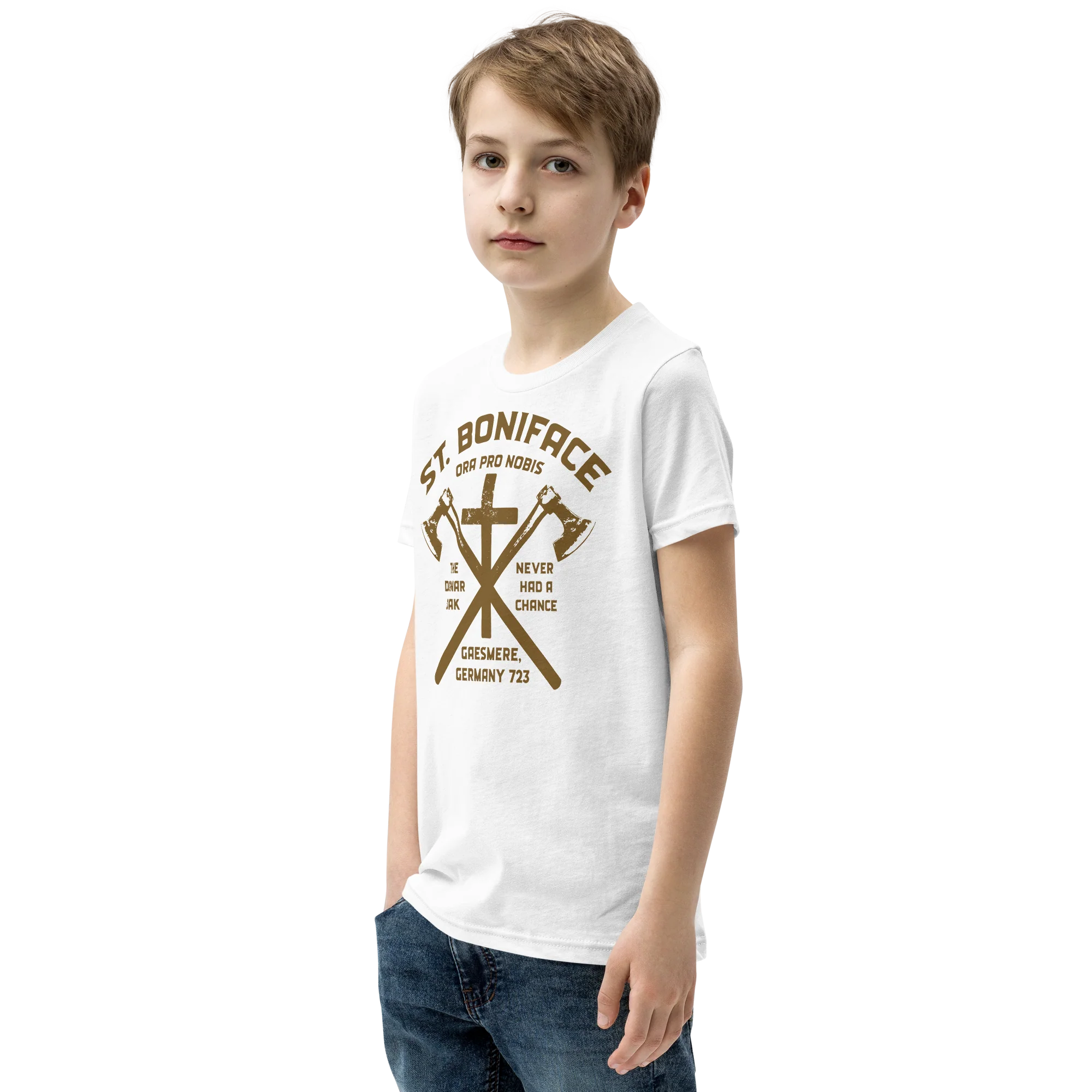 St. Boniface Youth Short Sleeve T-Shirt - Image 7