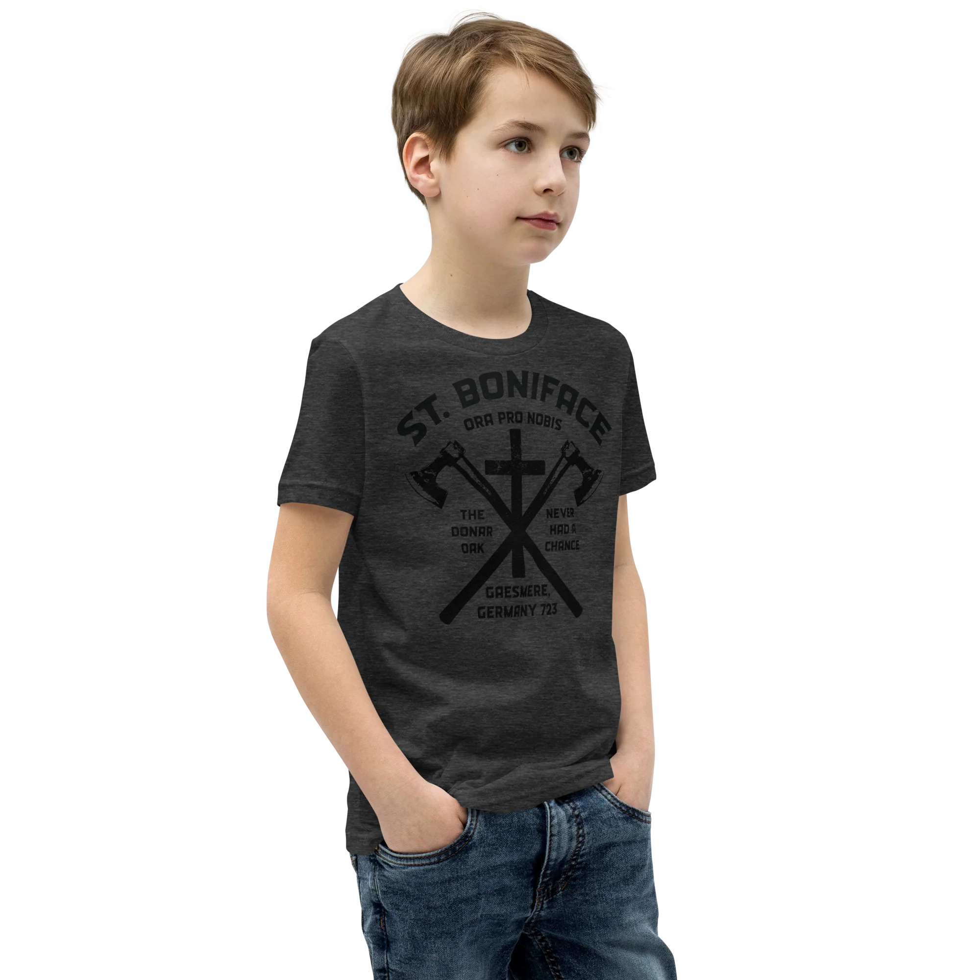 St. Boniface Youth Short Sleeve T-Shirt - Image 8