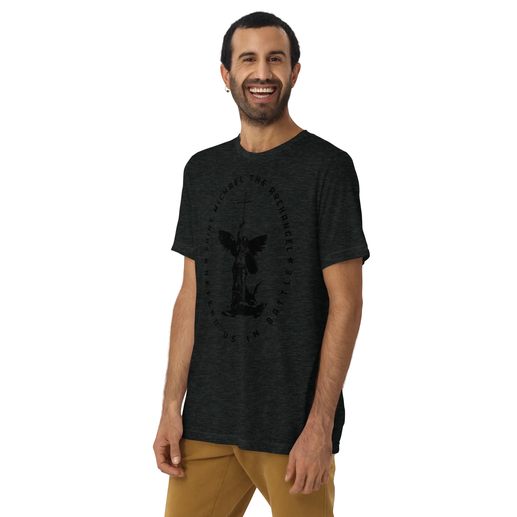 St. Michael Tri-Blend t-shirt - Image 12